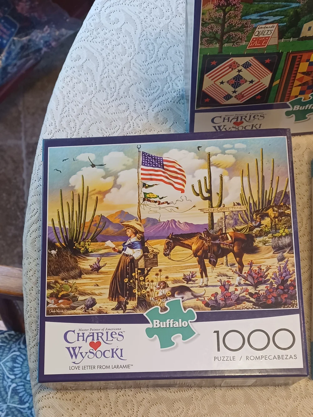 Buffalo Charles Wysocki 1000-Piece Jigsaw Puzzles - Multi Color Set Of 3